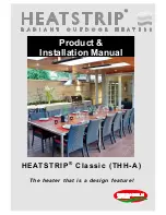 Thermofilm heatstrip classic THH-A Product Installation Manual предпросмотр