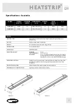 Предварительный просмотр 3 страницы Thermofilm HEATSTRIP ELEGANCE THE RA Series Product Manual