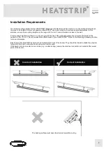 Предварительный просмотр 9 страницы Thermofilm HEATSTRIP ELEGANCE THE RA Series Product Manual