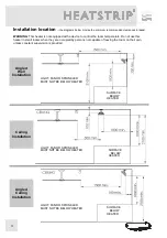 Предварительный просмотр 10 страницы Thermofilm HEATSTRIP ELEGANCE THE RA Series Product Manual