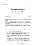 Предварительный просмотр 1 страницы ThermoFisher Scientific 49i Series Technical Bulletin