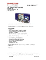 ThermoFisher Scientific 912A0604 Manual preview