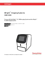 Preview for 1 page of ThermoFisher Scientific Invitrogen iBright CL1000 User Manual