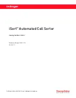 ThermoFisher Scientific invitrogen iSort Series Manual preview