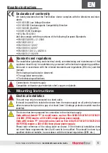 Preview for 5 page of ThermoFlow Elex 10 Installation Manual, User Manual, And Warranty Information