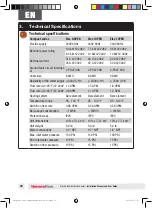 Preview for 20 page of ThermoFlow Elex 10PEB Installation Manual And User'S Manual