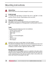 Preview for 6 page of ThermoFlow Elex 12 Installation Manual, User Manual, And Warranty Information