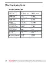 Preview for 16 page of ThermoFlow Elex 12 Installation Manual, User Manual, And Warranty Information