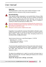 Preview for 19 page of ThermoFlow Elex 12 Installation Manual, User Manual, And Warranty Information