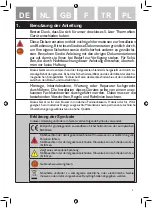 Предварительный просмотр 3 страницы ThermoFlow Ut5 Assembly And Operating Instructions Manual