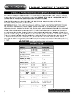 Preview for 4 page of Thermoheat LPFA125/L User'S Manual And Operating Instructions