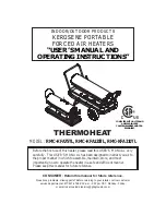 Thermoheat RMC-KFA125TL User'S Manual And Operating Instructions preview