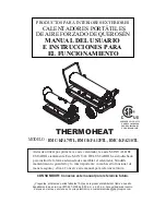 Предварительный просмотр 26 страницы Thermoheat RMC-KFA125TL User'S Manual And Operating Instructions