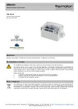 Preview for 1 page of Thermokon SR65 DI Quick Start Manual