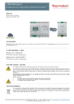 Thermokon STC-DO 8 Type 2 Datasheet предпросмотр