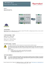 Preview for 1 page of Thermokon STC-DO8 Datasheet