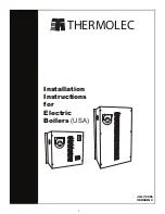 Preview for 1 page of Thermolec B-10U-FFB Installation Instructions Manual