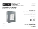 Preview for 1 page of Thermolec DCC-12 Installation Manual