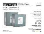 Preview for 1 page of Thermolec DCC-9-BOX Installation Manual