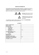 Предварительный просмотр 2 страницы Thermoline Scientific Equipment TFB-1 Operating Instructions Manual