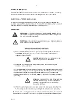 Предварительный просмотр 7 страницы Thermoline Scientific Equipment TFB-1 Operating Instructions Manual