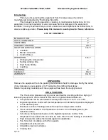 Preview for 2 page of Thermoline Scientific Equipment TGO-150W Operating Instructions Manual