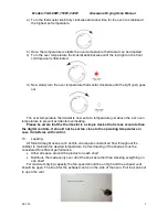 Preview for 7 page of Thermoline Scientific Equipment TGO-150W Operating Instructions Manual