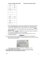 Preview for 9 page of Thermoline Scientific Equipment TGO-150W Operating Instructions Manual