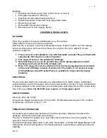 Preview for 3 page of Thermoline Scientific Equipment TO-152G Operating Instructions Manual