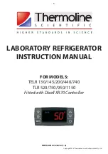 Thermoline Scientific TELR 130 Instruction Manual preview