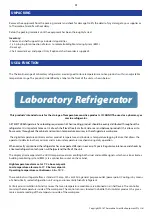 Preview for 4 page of Thermoline Scientific TELR 130 Instruction Manual