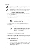 Preview for 7 page of Thermoline Scientific TU-1 Operating Instructions Manual