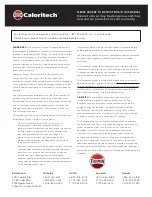 Preview for 12 page of Thermon Caloritech EX Series Installation, Operation & Maintenance Instructions Manual