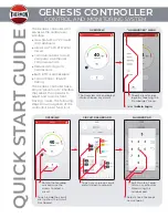 Thermon Genesis HMI Quick Start Manual предпросмотр