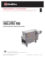 Preview for 1 page of Thermon HELLFIRE 400 Installation, Operation & Maintenance Instructions Manual