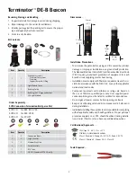 Preview for 2 page of Thermon Terminator DE-B Installation Procedures