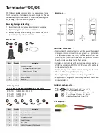 Preview for 2 page of Thermon Terminator DS/DE Installation Procedures