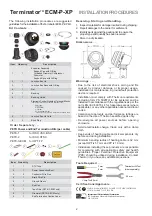 Preview for 2 page of Thermon Terminator ECM-P-XP Installation Procedures Manual