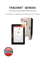 Thermon Tracenet Genesis Installation, Operation, Maintenance Manual preview