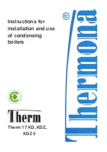 Thermona Therm 17 KD Instructions For Installation And Use Manual preview