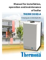 Preview for 1 page of Thermona THERM 90 KD.A Manual For Installation, Operation & Maintenance