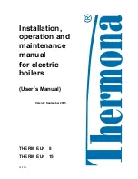 Thermona THERM ELN 15 Installation, Operation And Maintenance Manual preview