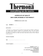 Предварительный просмотр 23 страницы Thermona THERM ELN 15 Installation, Operation And Maintenance Manual