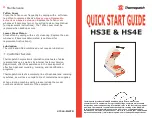 Thermopatch HS3E Quick Start Manual preview