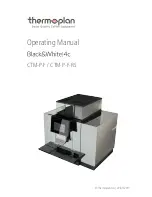 Thermoplan Black&White4 Operating Manual preview