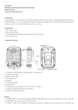 ThermoPro TP28 Manual предпросмотр