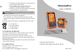 ThermoPro TP829B Manual предпросмотр