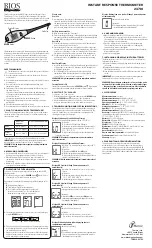 Preview for 1 page of Thermor BIOS Diagnostics 237DI Quick Start Manual