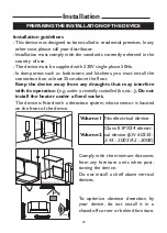 Preview for 32 page of Thermor Emotion 3 Instruction Manual