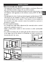 Preview for 19 page of Thermor Evidence 1000 Installation And User Manual